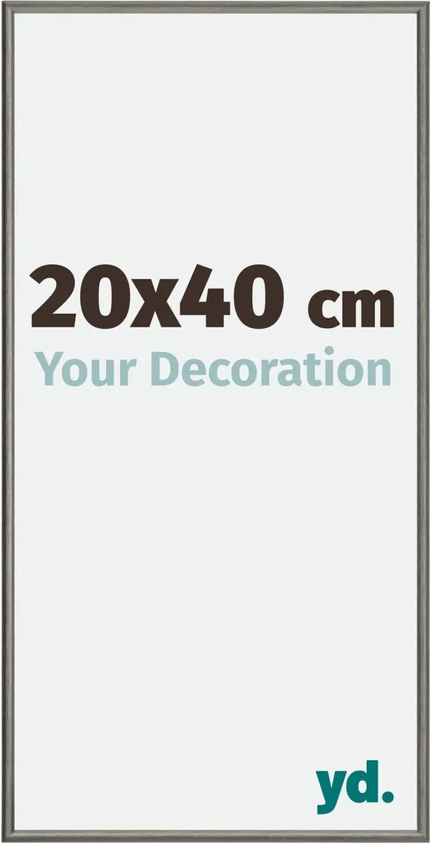 yd. Your Decoration - Fotolijst 20x40 cm - Aluminium - Mercury Structuur - New York
