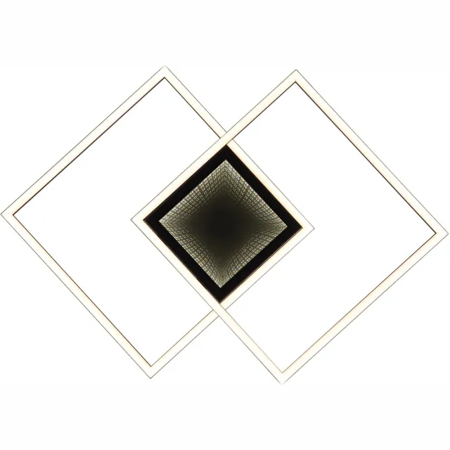 Globo Plafonniere - zwart - SAUNDERS - metaal - LED - 48468-32 - Globo