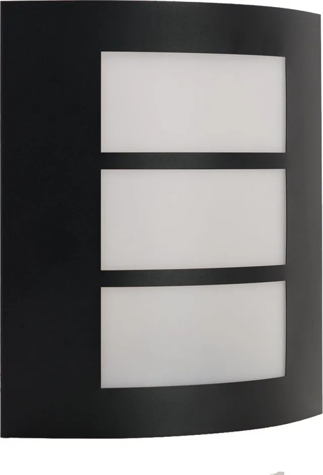 Eglo Rascino-E Wandlamp Buiten - E27 - 26 cm - Zwart/Wit