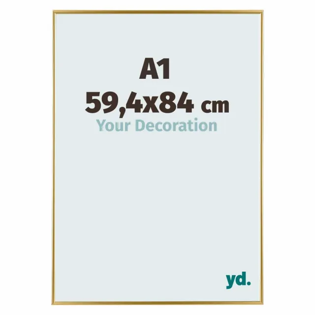 yd. Your Decoration - Fotolijst A1 59,4x84 cm - Kunststof - Goud - Evry