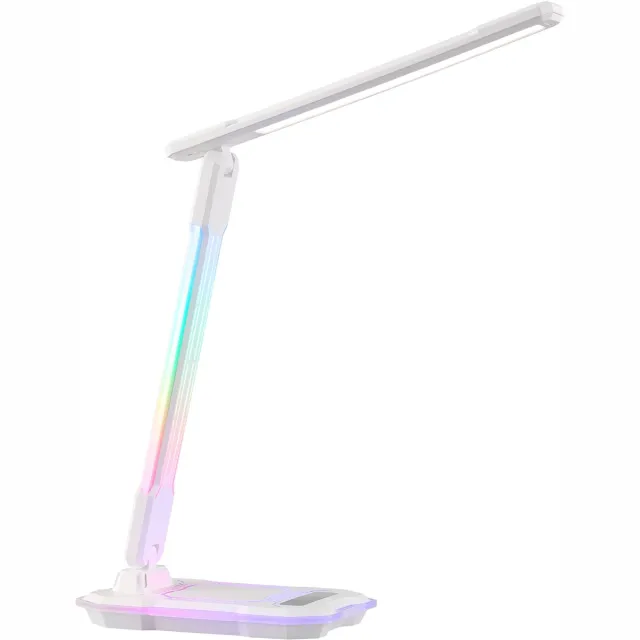 Brilliant Cyberglow - Tafellamp - LED 9W - 720lm - RGB - CCT - 3 steps dimbaar - USB - Wit