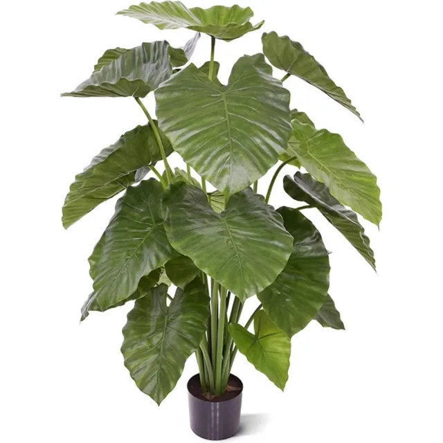 maxifleur Kunstplanten Alocasia Calidora kunstplant 115cm Groen