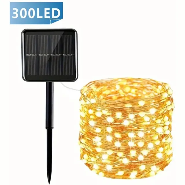 Nivard Lichtslinger - Lichtsnoer Buiten - Binnen - Klimop Slinger - Slinger Met Led Lichtjes - Zonne-energie - 32m