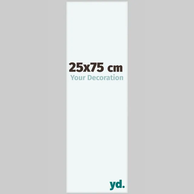 yd. Your Decoration - Fotolijst 25x75 cm - MDF - Wit Hoogglans - Como