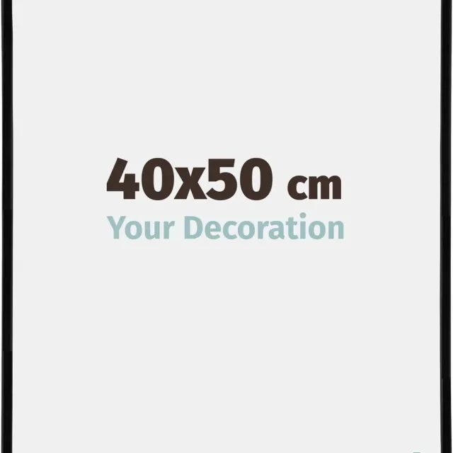 yd. Your Decoration - Fotolijst 40x50 cm - Kunststof - Zwart Hoogglans - Annecy