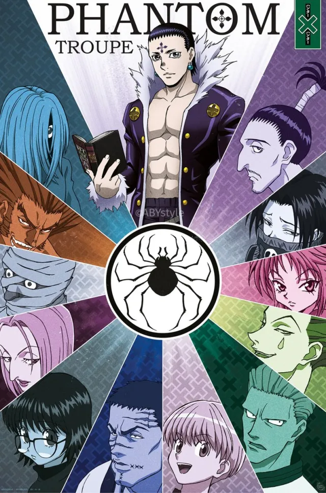 ABYSTYLE Poster Hunter x Hunter - Spider Members 61x91,5cm Divers