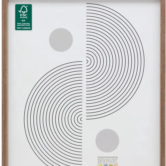Deknudt Frames fotolijst - bruine houtkleur - strak - hout - FSC Mix - 30x40