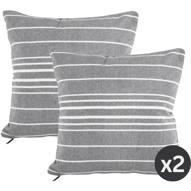 Tiseco Sierkussen (gevuld) SOLENE - 45x45 cm, grijs GREY