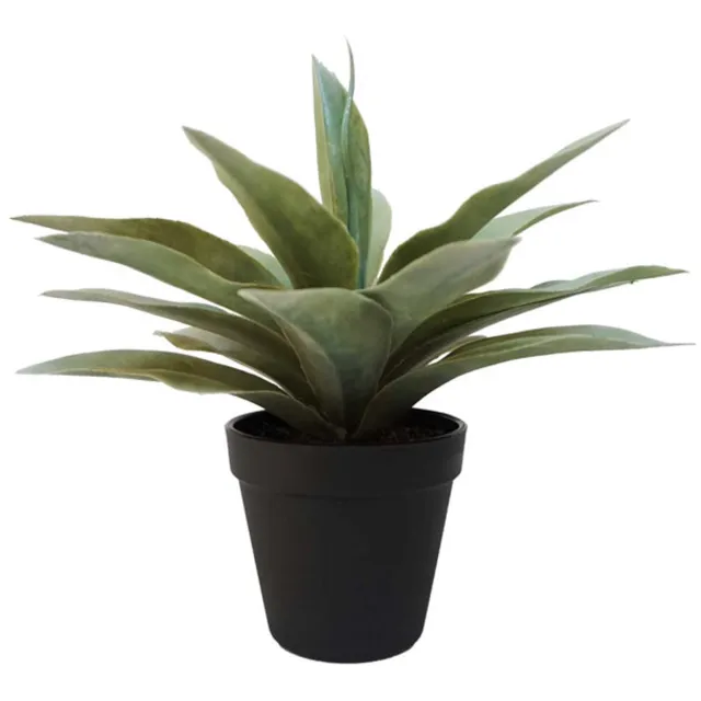 Emerald Kunstplant in pot Agave grijs 19cm - Kunstplant voor binnen