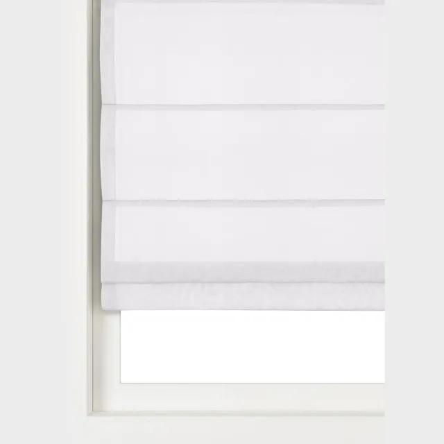 HEMA Vouwgordijn voile Java wit (wit)