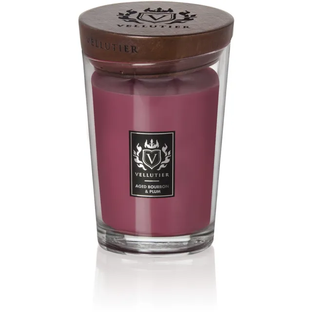 Vellutier Geurkaars Aged Bourbon & Plum - Grote Kaars Niet gespecificeerd