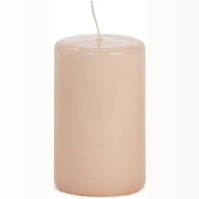 Rustik Lys Pilaarkaars hoogglans blossom roze