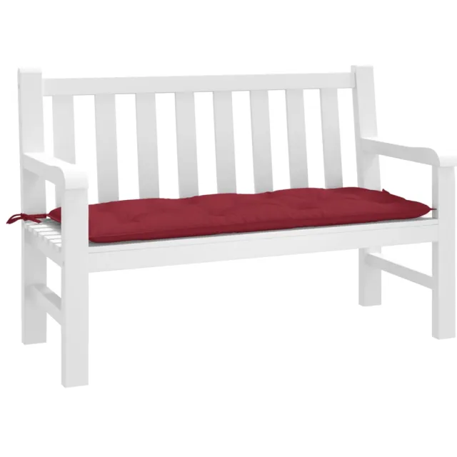 vidaXL Tuinbankkussen 120x50x7 cm oxford stof wijnrood