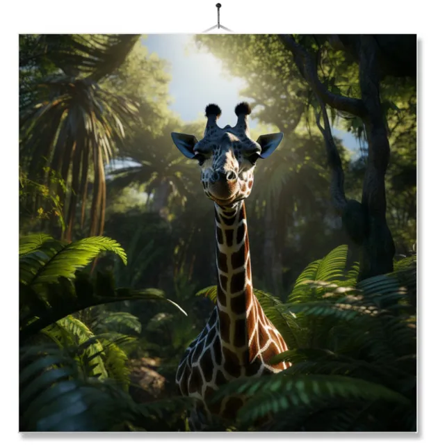MC Living Tegel Met Opdruk | Geschenk | Dieren | Giraffe Ontwerp 3