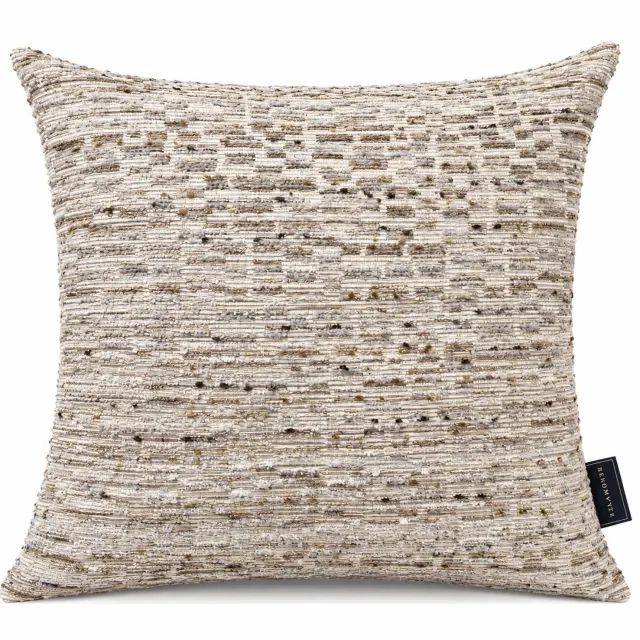 Belamonte Astoria Sierkussen 45x45 cm Luxe Geweven Design Beige