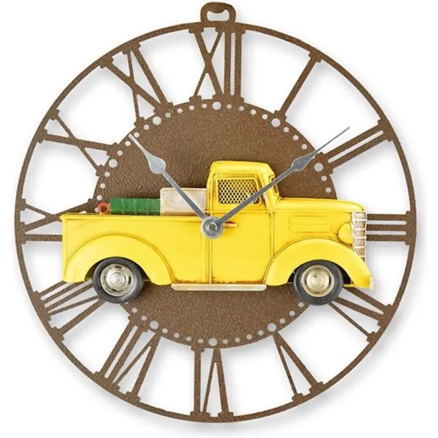 MadDeco wandklok - pickup - truck zie afbeelding