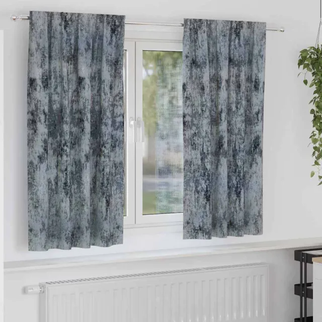 vidaXL Velvet Gordijnen 2 st Zilvergrijs 175 x 140 cm Fluweel