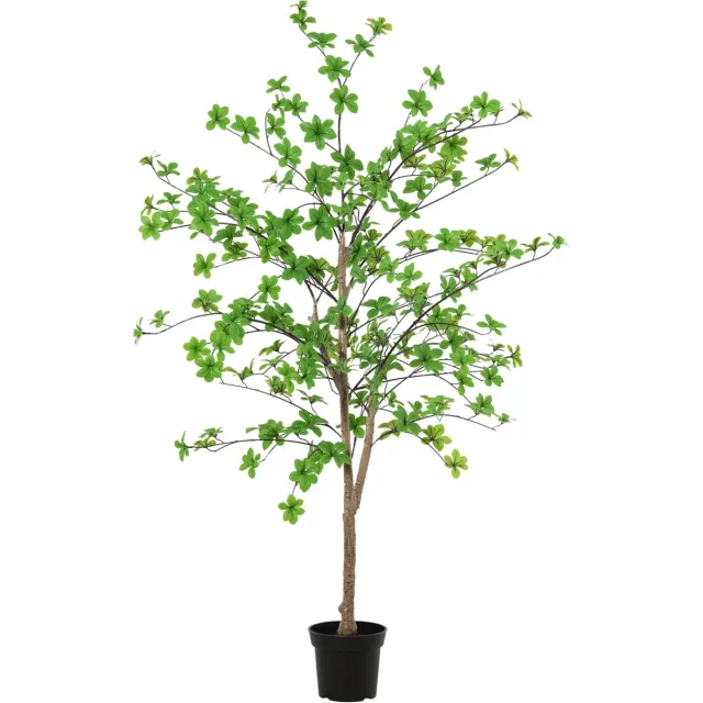 Florafy Kunstplant Tropaeolum 130cm - Kunstplanten voor binnen - Onderhoudsvrij Groen
