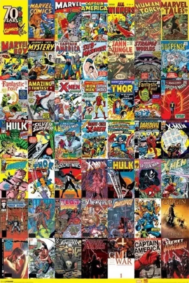 Marvel 70th Anniversary - Maxi Poster Multi color