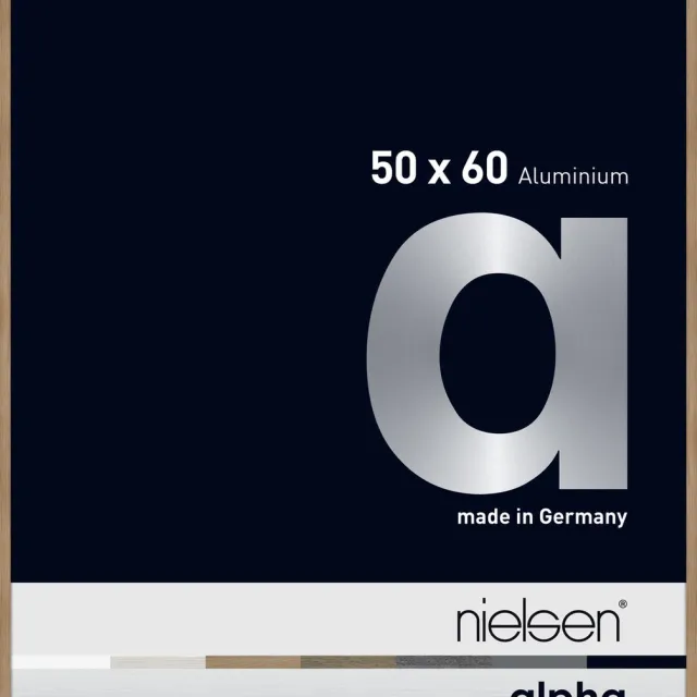Nielsen Alpha Aluminium Wissellijst Oak 50x60cm Lichteiken