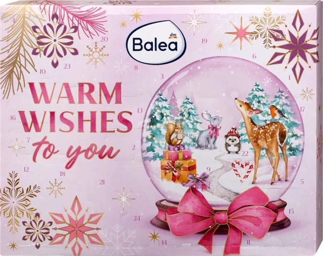 Balea Adventskalender 2026 Warm Wishes To You Meerkleurig