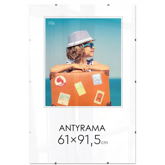 Nice Wall Antirframe 91,5x61 cm - Posterlijst met plexiglas Silver