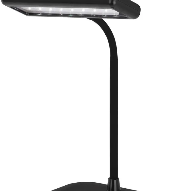 RFWR LED Bureaulamp met Daglicht 6500 Kelvin en 800 Lumen - Moderne Tafellamp Zwart