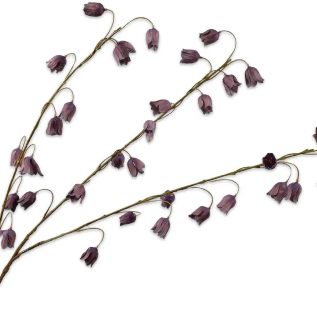 Silk-ka Kunsttak - fritillaria - paars - H97 cm