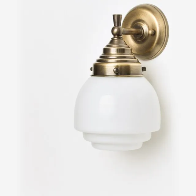 Coloured by Art Wandlamp Gispen Vlak Royal Brons - Art Deco Trade