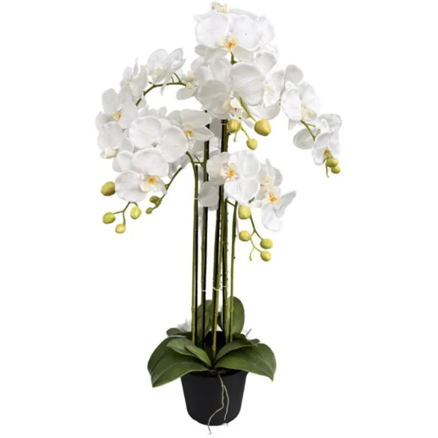 Oosterik Home Orchidee wit in pot H 85 cm kunstplant Oosterik Home onbekend