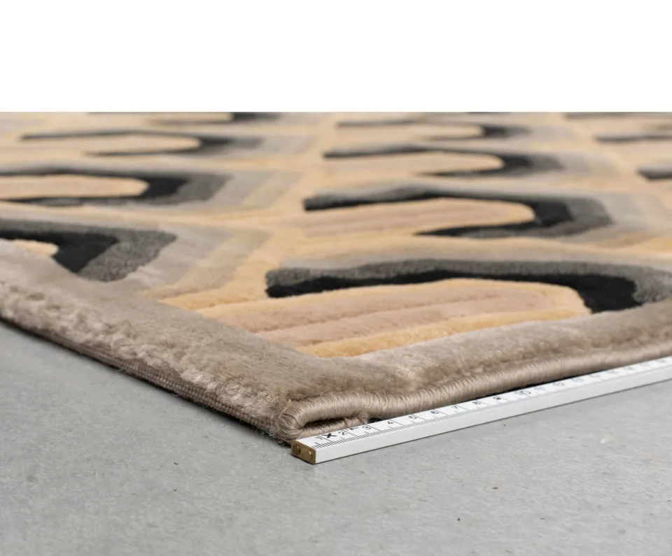 Dutchbone Lockhart vloerkleed 160x230 cm laagpolig groen, foto 6
