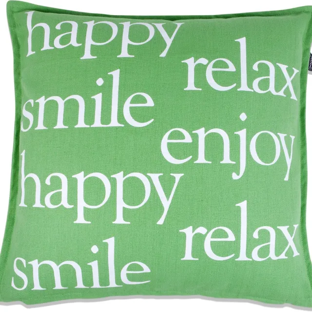 In The Mood Sierkussen PRINT HAPPY groen