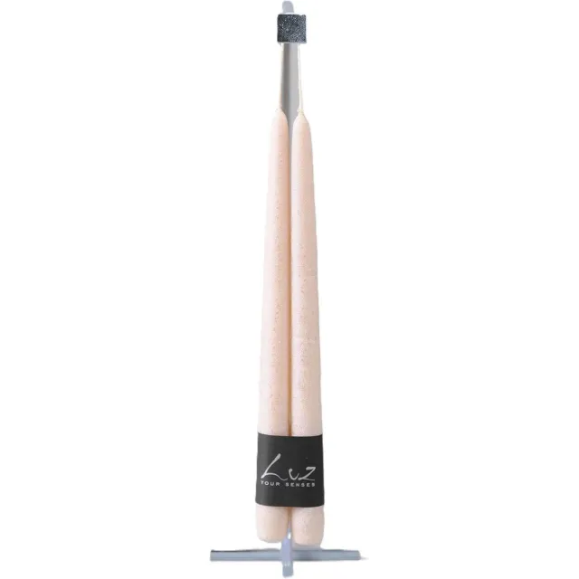 Rasteli Luz Your Senses Metal Kaars-Dinerkaarsen Pearl D 2,20 cm H 30 Voordeelaanbod van 2 x 2 Parelmoer