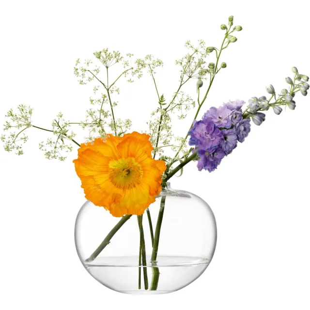 L.S.A. Flower Vaas 15 cm - Glas - Transparant