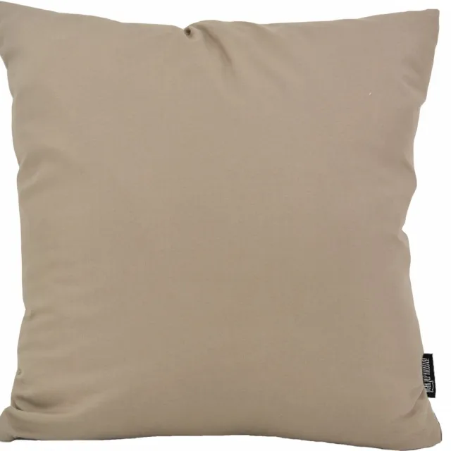 Gek op Kussens! Peach Skin Taupe Kussenhoes | Polyester | 45 x 45 cm