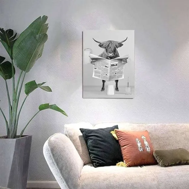 MKHFUW Poster - Krowa Górska - Zonder Lijst - 60x90cm Zwart;Wit