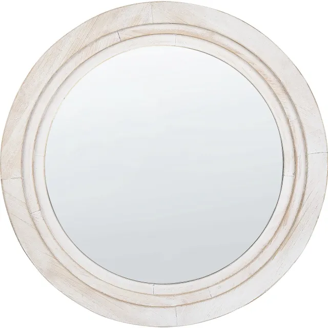 Beliani DELICIAS - Spiegel - Gebroken wit - MDF