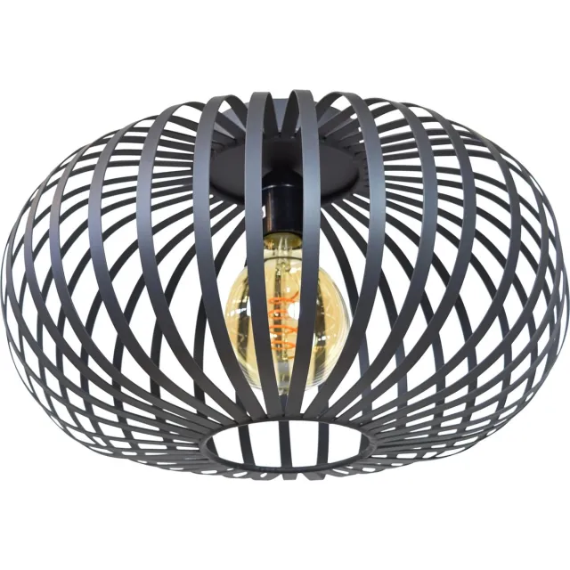 Urban Interiors Flow Plafondlamp Zwart - Industrieel - Ø40