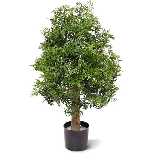 maxifleur Kunstplanten Ming Aralia kunstplant 90cm - UV bestendig Groen