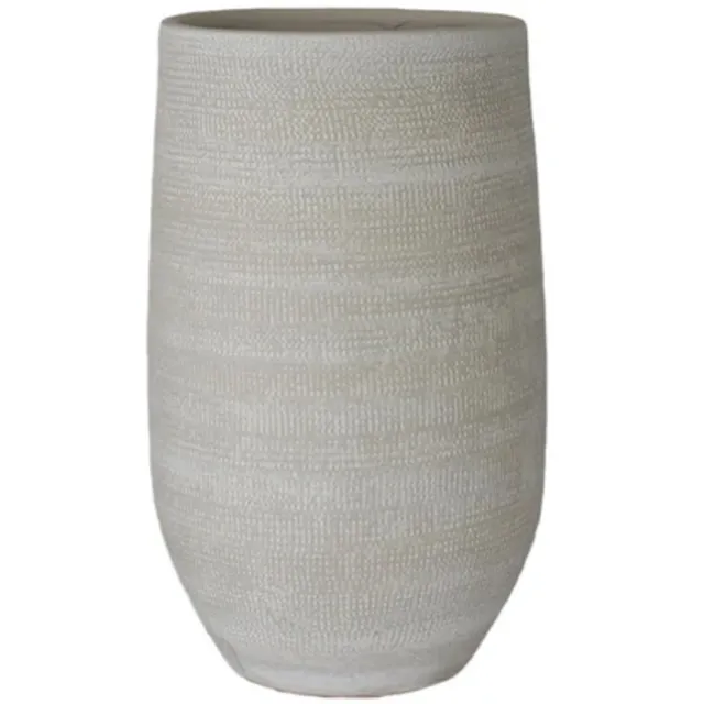 HS Potterie Vaas tokio d38h90cm creme Crème
