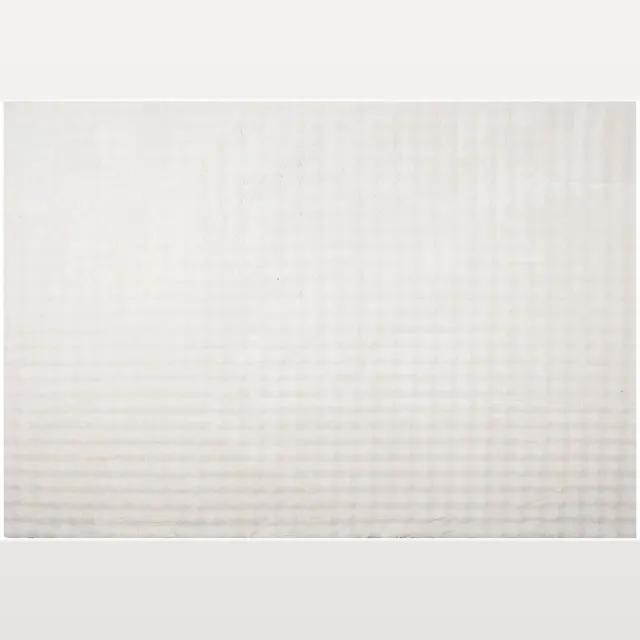 vidaXL Binnen - kleed - SIROLO - Crèmekleurig - 200 - x - 280 - cm - Polyester