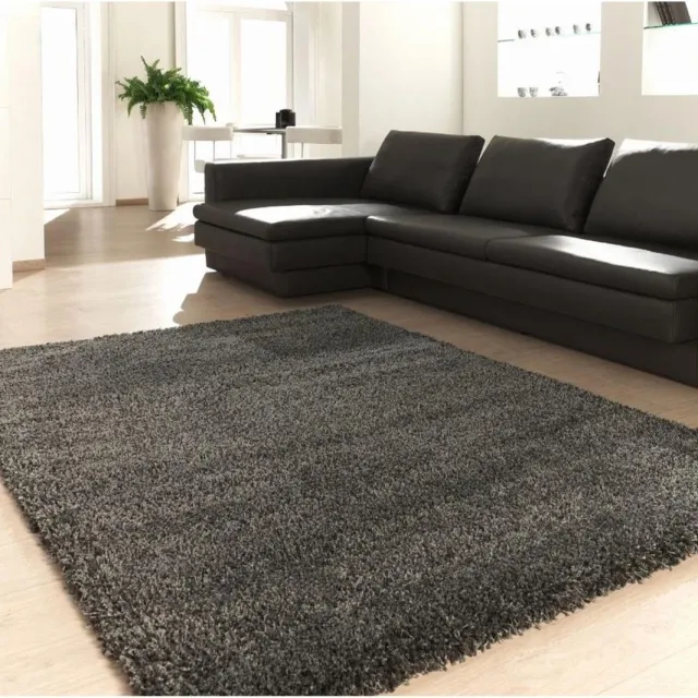 Merinos Hoogpolig vloerkleed shaggy Plus 959 5cm hoogte - grijs gemêleerd-240 x 340 cm