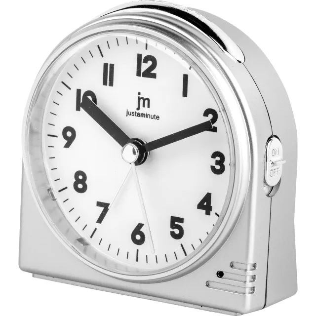 Just a Minute Wekker | Zilver | Stil uurwek
