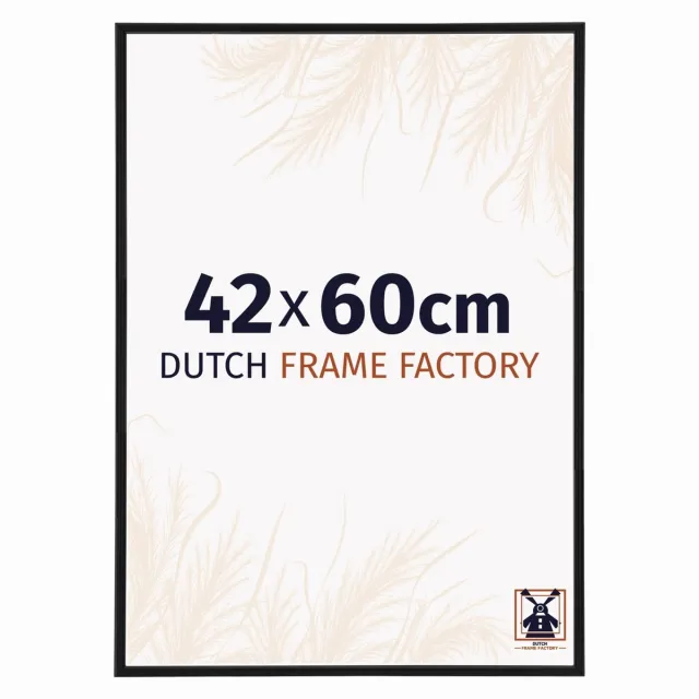 Dutch Frame Factory Fotolijst 42x60 cm - Kunststof - Zwart Mat - Angers