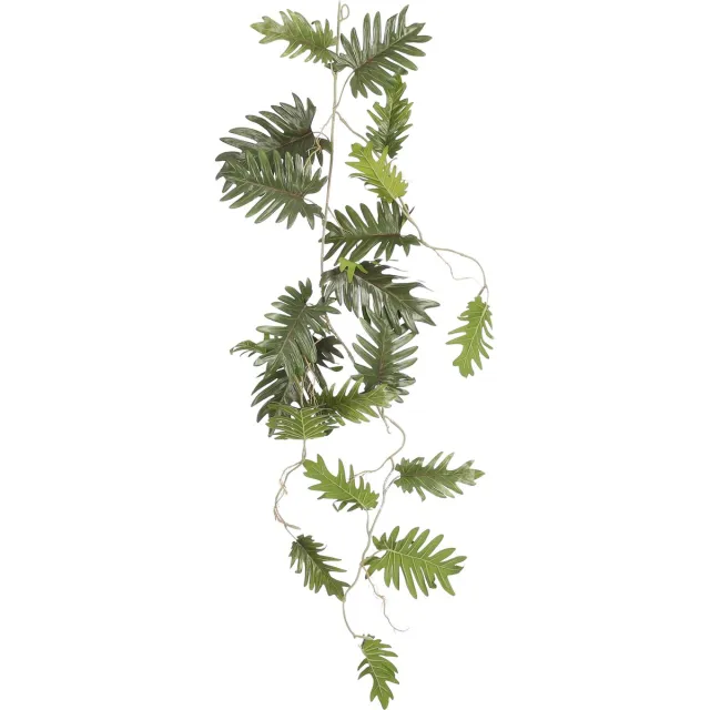 Mica Decorations Mica Decoration kunstplant slinger Philodendron Selloum - groen - 115 cm - Kamerplant snoer
