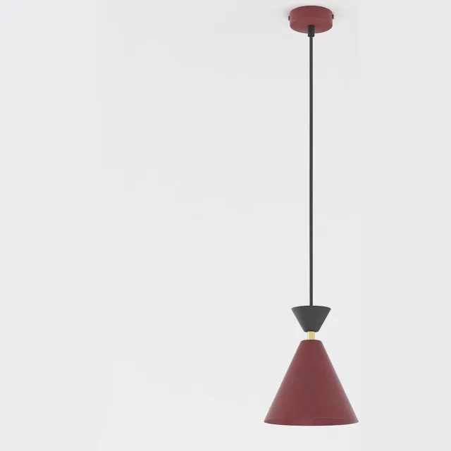 Emibig KLEVER 1 BURGUNDY BLACK Burgundy, Zwartachtig