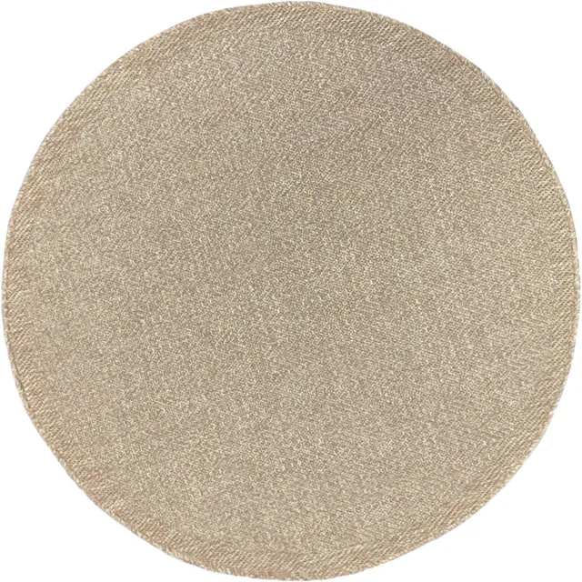 Mia´s Teppiche Mia’s Teppiche Soil - Robuust In- en Outdoor vloerkleed, natuurlijk jute-look, weerbestendig, geschikt voor terras en tuin, 120 cm rond naturel met fijn geweven structuur