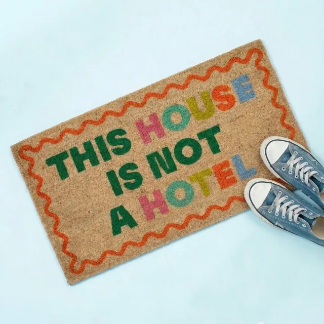 Fisura This House is Not a Hotel deurmat Multi-colour