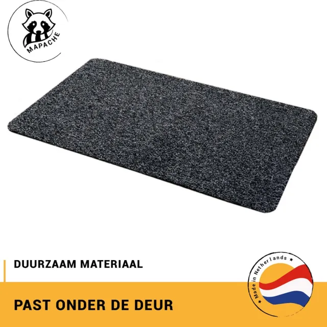 Mapache Deurmat 40x70 cm - Single Pack Antraciet