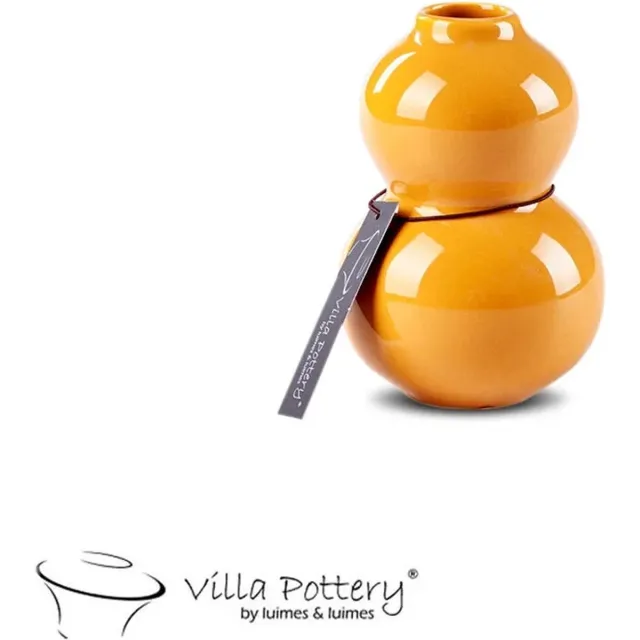 Villa Pottery Gele Vaas Barbapapa D7 x geel